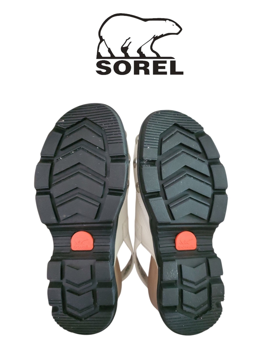 Sorel Chalk & Black Roam’n Clog™ RVT Leather Women's Shoe Size 8 - Picture 5 of 9